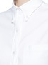 Detail View - Click To Enlarge - THOM BROWNE  - French cuff cotton piqué shirt