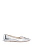 Main View - Click To Enlarge - SOPHIA WEBSTER - Bibi Butterfly' wing appliqué mirror leather flats