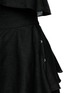 Detail View - Click To Enlarge - MS MIN - Ruffle linen-ramie strapless dress