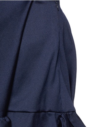 Detail View - Click To Enlarge - MS MIN - Silk blend ruffle mini skirt