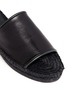 Detail View - Click To Enlarge - CLERGERIE - 'Ela' lambskin leather espadrille slide sandals