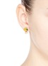 Figure View - Click To Enlarge - VENESSA ARIZAGA - 'Margarita Lime' stud earrings