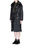 Figure View - Click To Enlarge - JINNNN - Laminated rabbit fur coat