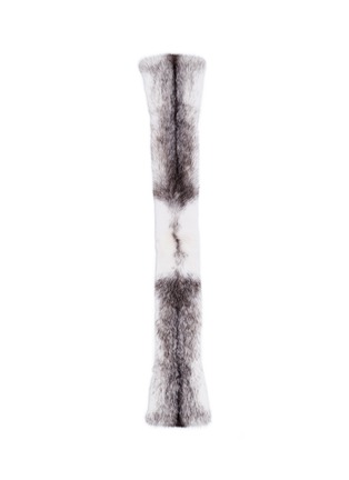 Detail View - Click To Enlarge - FLAMINGO - Mink fur scarf