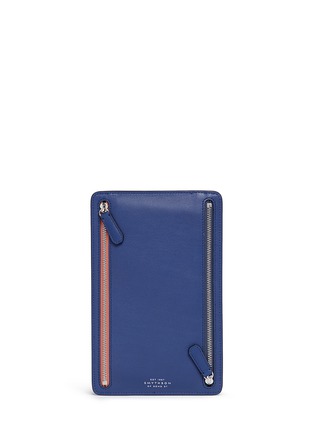 Figure View - Click To Enlarge - SMYTHSON - Atlas perforated leather currency case