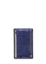 Figure View - Click To Enlarge - SMYTHSON - Mara croc effect leather currency case