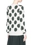 Back View - Click To Enlarge - TOGA ARCHIVES - Intarsia knit dot sweater