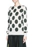 Front View - Click To Enlarge - TOGA ARCHIVES - Intarsia knit dot sweater