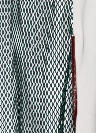 Detail View - Click To Enlarge - TOGA ARCHIVES - Mesh panel jersey midi skirt