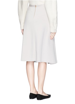 Back View - Click To Enlarge - TOGA ARCHIVES - Mesh panel jersey midi skirt