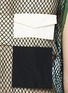 Detail View - Click To Enlarge - TOGA ARCHIVES - Skirt overlay patchwork mesh dress