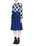 Figure View - Click To Enlarge - TOGA ARCHIVES - Mesh waist pleat jersey skirt
