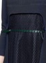 Detail View - Click To Enlarge - TOGA ARCHIVES - Mesh panel jersey midi dress