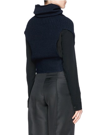 Back View - Click To Enlarge - TOGA ARCHIVES - Rib knit neck warmer