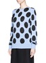 Front View - Click To Enlarge - TOGA ARCHIVES - Intarsia knit dot sweater