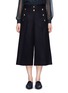Main View - Click To Enlarge - SACAI LUCK - Cropped wool culottes