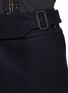 Detail View - Click To Enlarge - SACAI LUCK - Wool felt wrap skirt