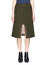 Main View - Click To Enlarge - SACAI LUCK - Wool felt wrap skirt