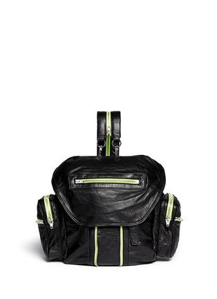 Main View - Click To Enlarge - ALEXANDER WANG - 'Marti' three-way leather backpack