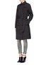 Front View - Click To Enlarge - RAG & BONE - 'Edie' double breasted trench coat