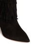 Detail View - Click To Enlarge - AQUAZZURA - 'Sasha' suede fringe ankle boots