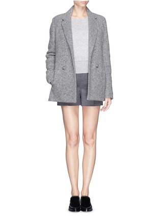 Figure View - Click To Enlarge - T BY ALEXANDER WANG - Bespeckle felt blazer