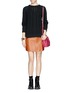 Figure View - Click To Enlarge - RAG & BONE - 'Nala' contrast cable knit sweater