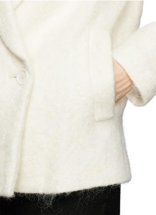 Detail View - Click To Enlarge - THEORY - 'Lianamar' felted mohair coat 