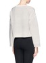 Back View - Click To Enlarge - THEORY - 'Tamrist CS' stripe cropped sweater