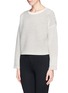 Front View - Click To Enlarge - THEORY - 'Tamrist CS' stripe cropped sweater
