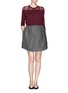Figure View - Click To Enlarge - ERDEM - 'Manon' lace merino wool sweater