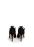 Back View - Click To Enlarge - KATE SPADE - 'Noland' ribbon crystal T-strap suede pumps