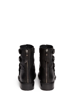 Back View - Click To Enlarge - STUART WEITZMAN - 'Jitterbug' leather buckle boots
