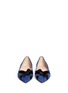 Figure View - Click To Enlarge - KATE SPADE - 'Bari' satin bow suede flats