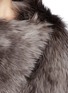 Detail View - Click To Enlarge - KARL DONOGHUE - Foxy Toscana lamb shearling hook cape