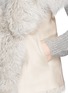 Detail View - Click To Enlarge - KARL DONOGHUE - 'Natural Edge' lambskin shearling gilet