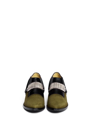 Figure View - Click To Enlarge - TOGA ARCHIVES - Detachable harness suede booties