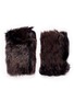 Main View - Click To Enlarge - KARL DONOGHUE - Old cuir Toscana lambskin fingerless gloves