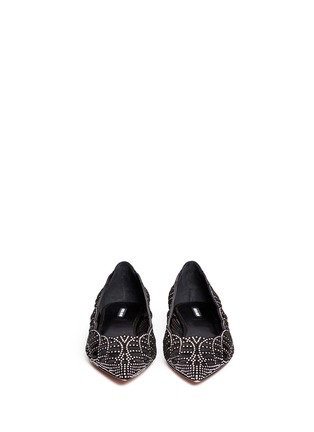 Figure View - Click To Enlarge - GIORGIO ARMANI BEAUTY - Crystal laser cut suede flats