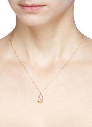 Figure View - Click To Enlarge - CHRISTINE J BRANDT - 'Chinese Zodiac - Monkey' 18k gold pendant necklace