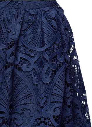 Detail View - Click To Enlarge - ALICE & OLIVIA - Joyce' guipure lace flared skirt