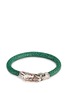 Main View - Click To Enlarge - JOHN HARDY - Tsavorite ruby silver Naga stingray cord bracelet