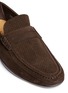 Detail View - Click To Enlarge - HARRYS OF LONDON - 'Basel 3' perforated suede driver moccasins