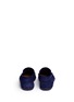 Back View - Click To Enlarge - HARRYS OF LONDON - 'Basel 3' perforated suede driver moccasins