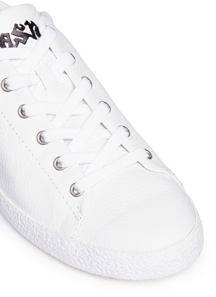 Detail View - Click To Enlarge - ASH - 'Nikko' star counter leather sneakers