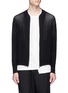 Main View - Click To Enlarge - THE VIRIDI-ANNE - Cotton-linen knit bomber jacket