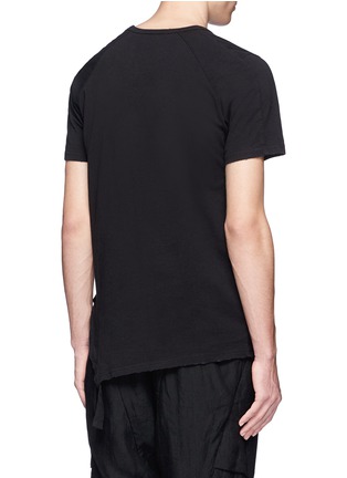 Back View - Click To Enlarge - THE VIRIDI-ANNE - Asymmetric hem T-shirt