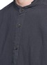 Detail View - Click To Enlarge - THE VIRIDI-ANNE - Gauze trim Mandarin collar shirt