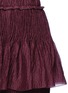 Detail View - Click To Enlarge - MS MIN - Tiered plissé pleat sheer silk skirt