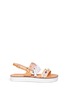 Main View - Click To Enlarge - MABU BY MARIA BK - 'Aleena' embellished ethnic embroidery tassel leather sandals